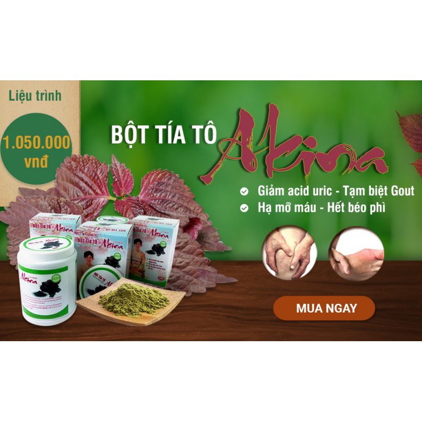 Bột Tía Tô Akina - Hỗ trợ giảm đau nhức xương khớp