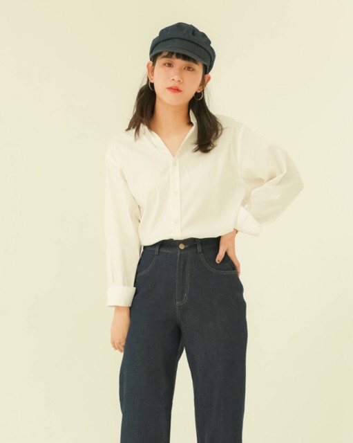 THE19CLUB - Áo sơ mi cotton dài tay cơ bản 13 màu sắc - Oxford Shirt