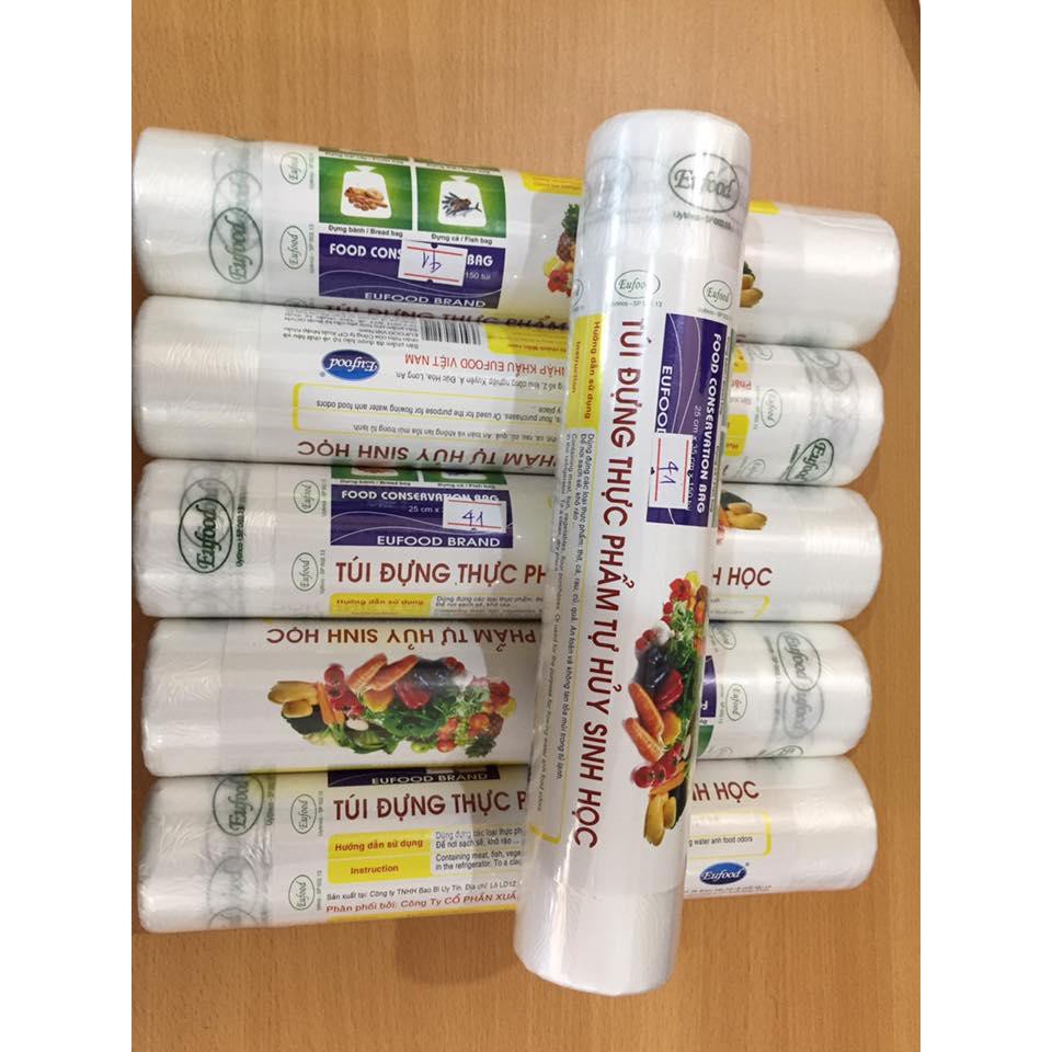 3 CUỘN TÚI ĐỰNG THỰC PHẨM TỰ HỦY.ĐTCA