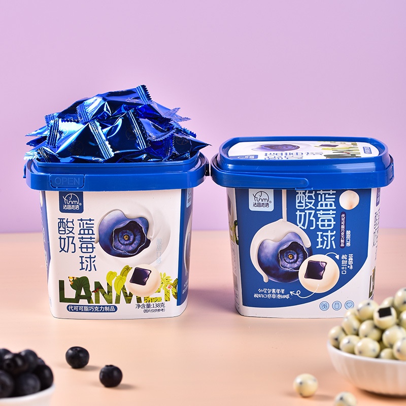 Bánh SOCOLA nhân sữa 3 vị Truffle Melisu Snack Cookies Xô 128G