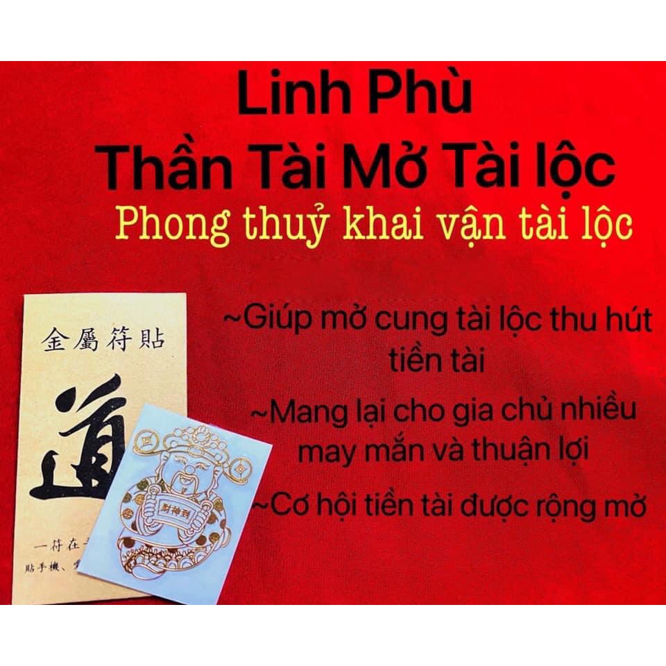 Bộ 5 miếng dán ốp lưng giải hạn XU TIẾN BẢO + THÁI TUẾ + TỲ HƯU+ BÚA+ CHUYỂN VẬN