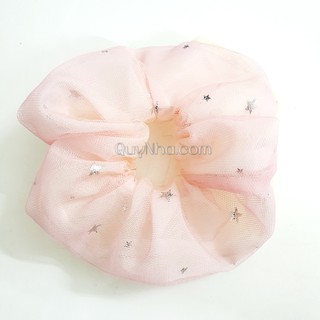 Chun buộc tóc Scrunchies 2 lớp