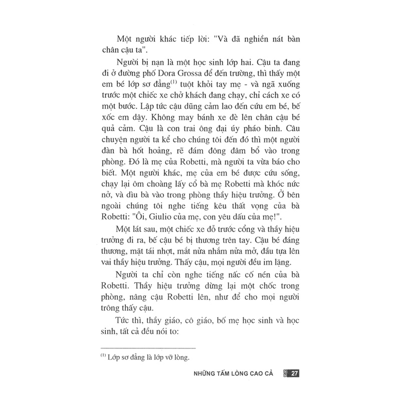 Sách Những Tấm Lòng Cao Cả