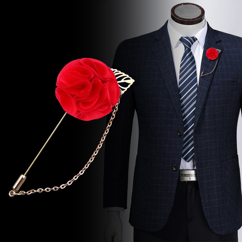 EFAN Trâm Cài Áo Hình Bông Hoa Sang Trọng Cho Nam