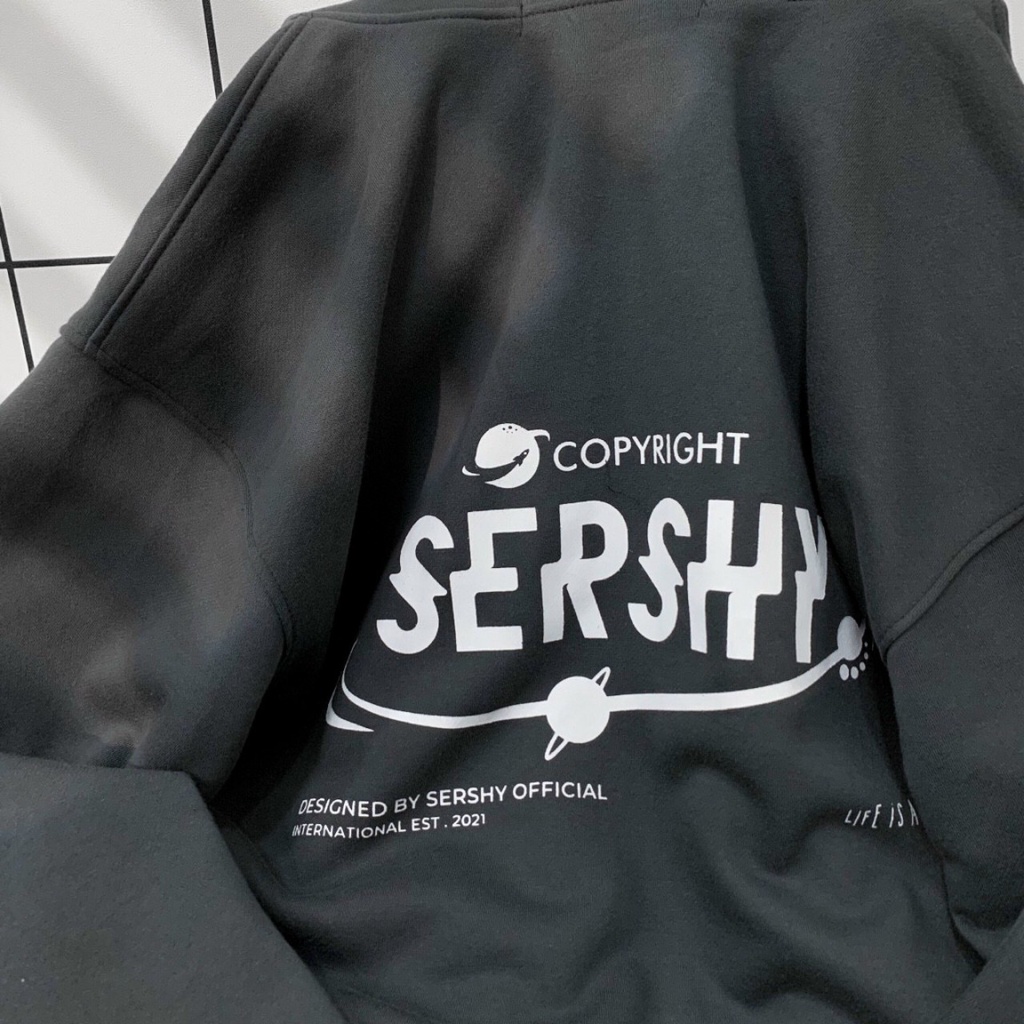 Áo Khoác Hoodie DÂY KÉO SERSHY Form Rộng Vải Nỉ Bông Ulzzang Unisex