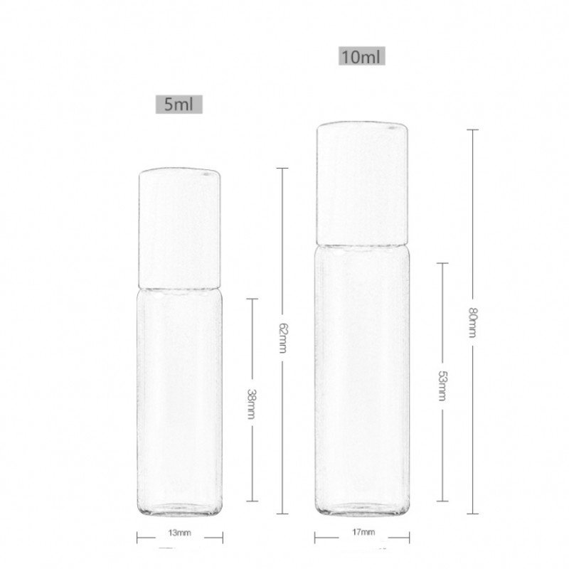 Chai Lăn Chứa Tinh Dầu 5ml/10ml Có Thể Bơm Lại Tiện Dụng