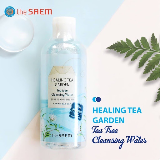 Nước Tẩy Trang Dành Cho Moị Loại Da The Saem Healing Tea Garden Cleansing Water 300ml #Tea Tree