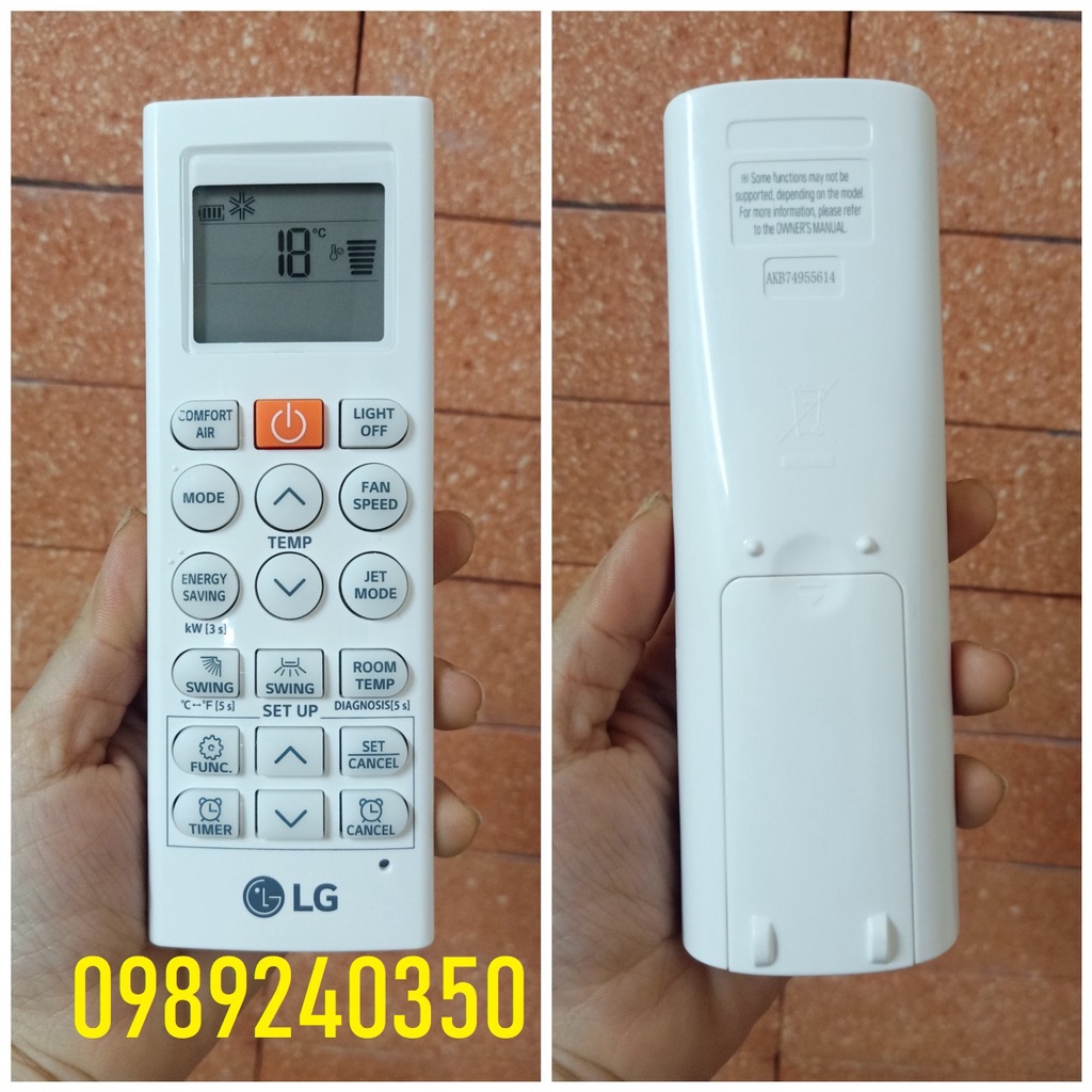 Điều khiển remote điều hòa máy lạnh LG mới chính hãng
