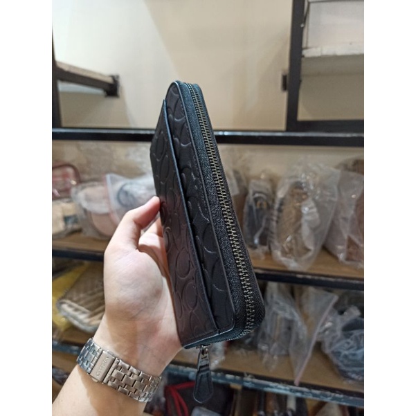 Ví dài Coach logo C nổi quá đỉnh