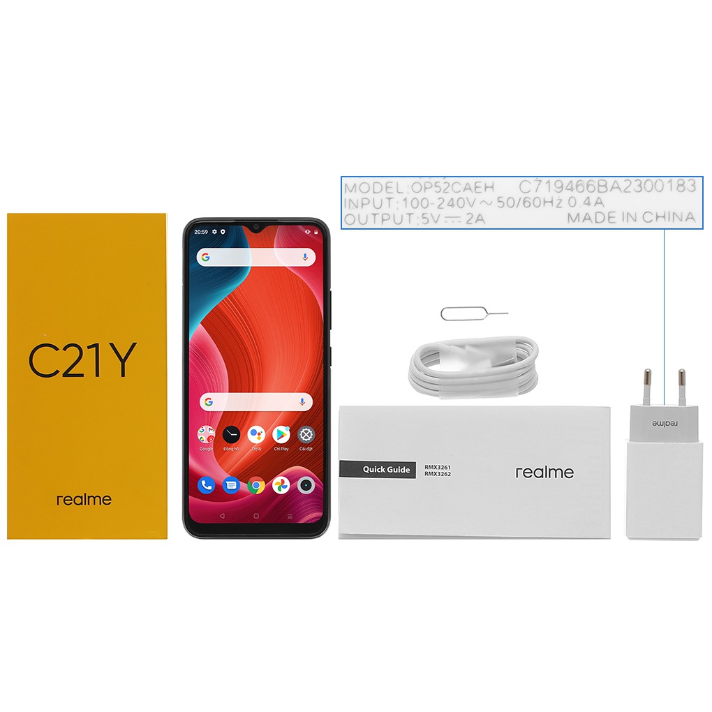 Điện Thoại Di Động Realme C21Y (3GB/32GB) - Hàng Chính Hãng