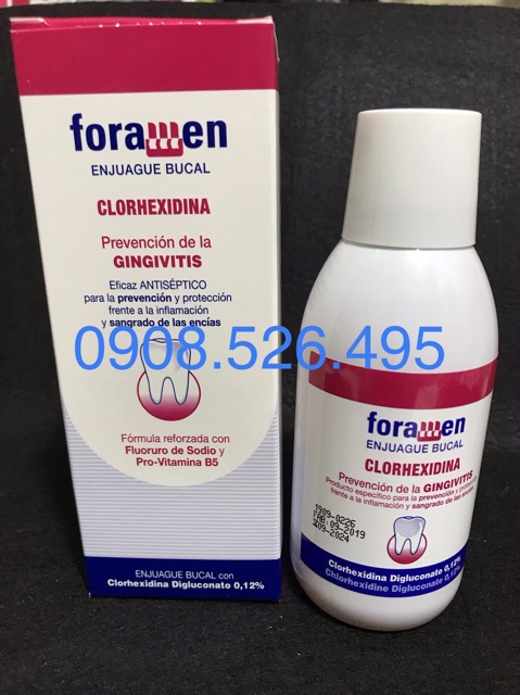 Nước súc miệng kháng khuẩn foramen 250ml - ảnh sản phẩm 2