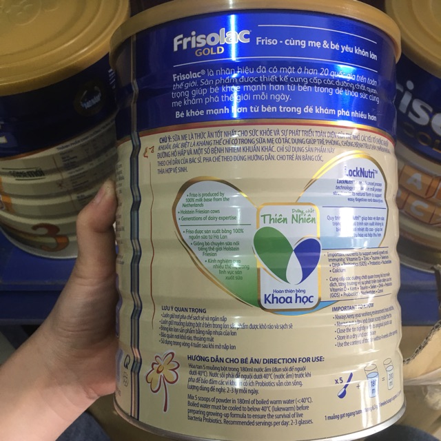 Sữa Frisolac Gold 3 1500g