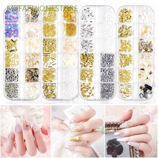 Hộp Phụ Kiện 3D 12 Ngăn Trang Trí Móng Tay Nghệ Thuật