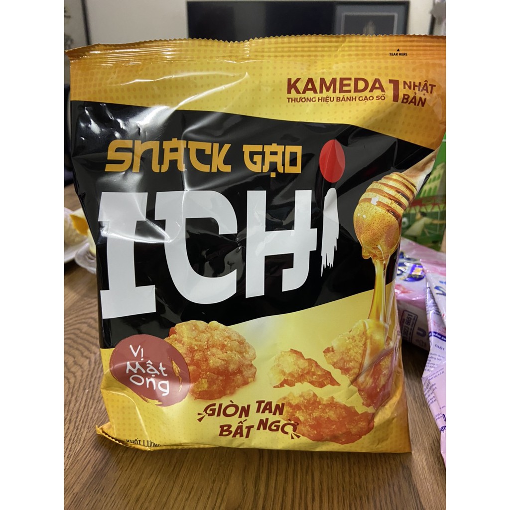 BÁNH SNACK GẠO ICHI KAMEDA VỊ MẬT ONG 150G