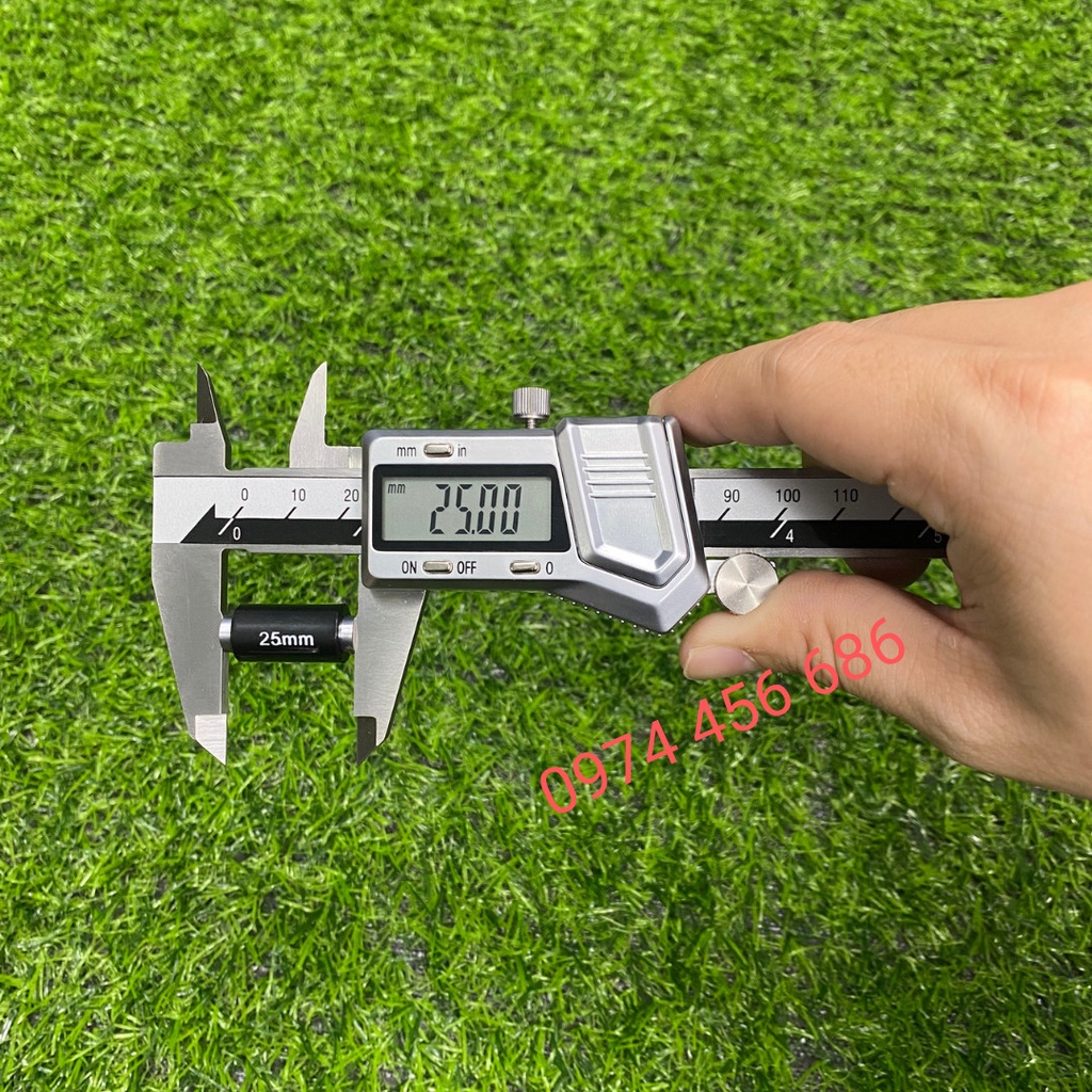 Thước kẹp điện tử thép INSIZE 150mm 1114 hàng chính hãng, độ bền cao, đo chính xác, toàn bộ là thép hợp kim