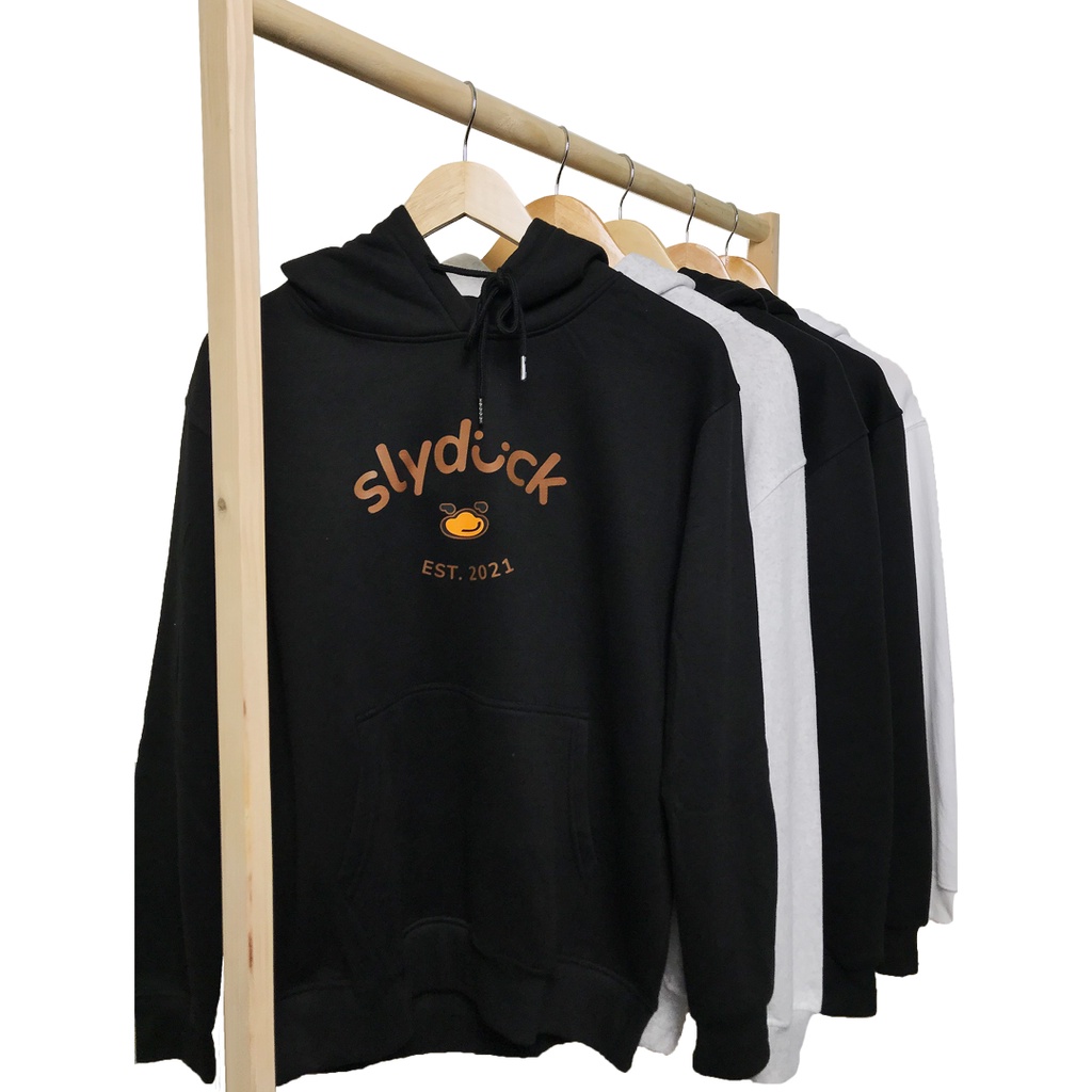 Áo khoác hoodie local brand SLYDUCK nỉ bông cotton có mũ 2 lớp form rộng oversize unisex