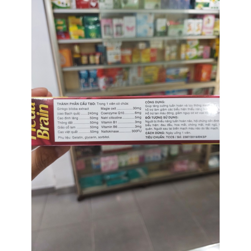HEDA BRAIN - HEDABRAIN- CHỐNG MÁU ĐÔNG-NGỪA XƠ VỮA MẠCH MÁU NÃO-