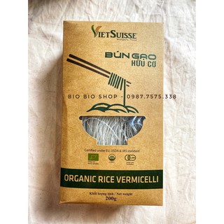 Bún gạo hữu cơ Vietsuisse 200g Usda organic