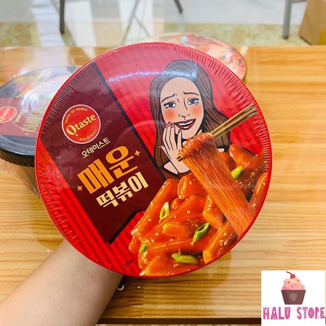 [SIÊU NGON] Bánh gạo Topokki & Miến OTaste vị cay ngọt Hàn Quốc hộp 128gr