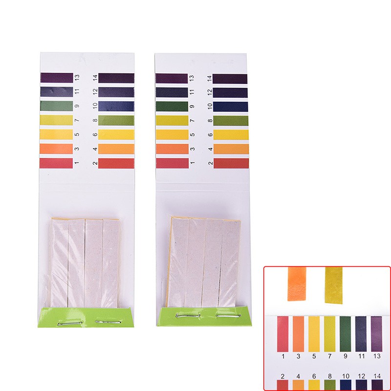 Set 2 cuốn 80 dải thử nghiệm độ PH cho hồ cá ao nước tiện dụng