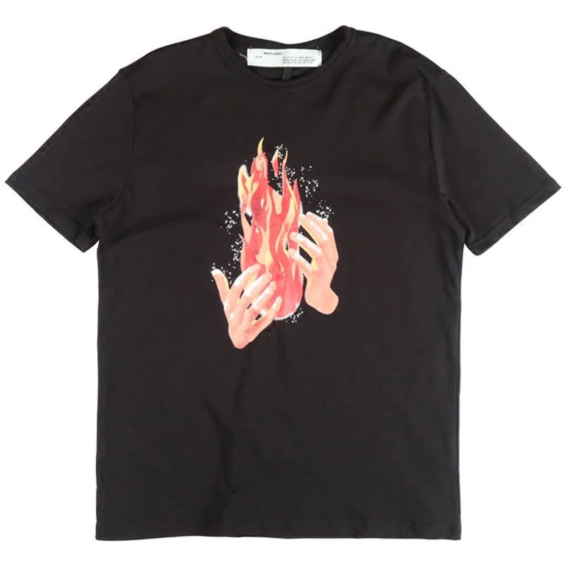 Set Bộ Thể Thao 2 Món Quần Shorts + Áo Nam Nữ Unisex Chất Vải Thun Bàn Tay Lửa MSA006TH | BigBuy360 - bigbuy360.vn