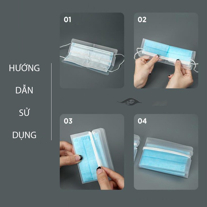 Miếng nhựa gấp và bảo quản khẩu trang (GKT01)