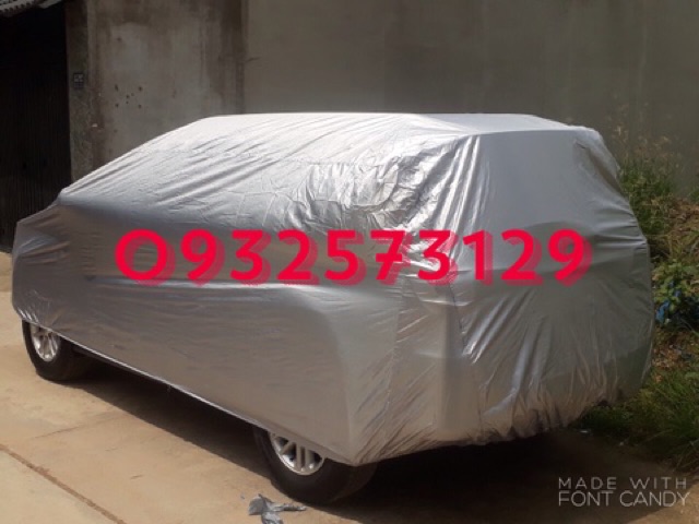 Bạt trùm xe ô tô Tráng bạc dòng Ford transit loại xịn 2 lớp dày, dai 16 chỗ | BigBuy360 - bigbuy360.vn