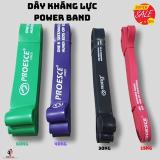 Dây kháng lực tập gym power band siêu đàn hồi tập toàn thân, dành cho nam nữ