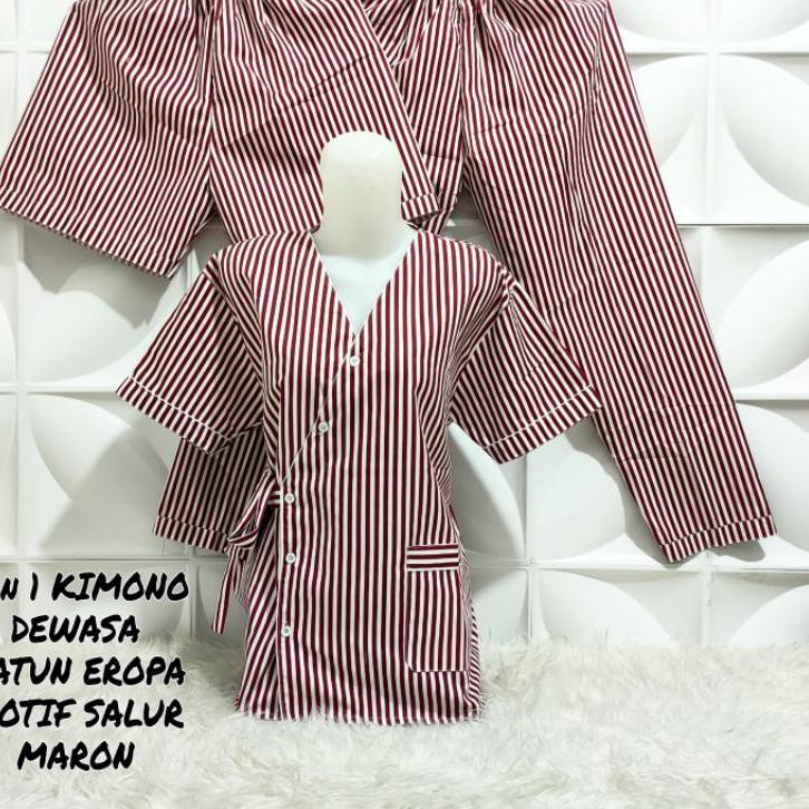 Freeongkir (LR 012)|Người Lớn 3 Trong 1 Bộ Đồ Ngủ Kimono Có Hoa Văn / Nhân Vật | BigBuy360 - bigbuy360.vn