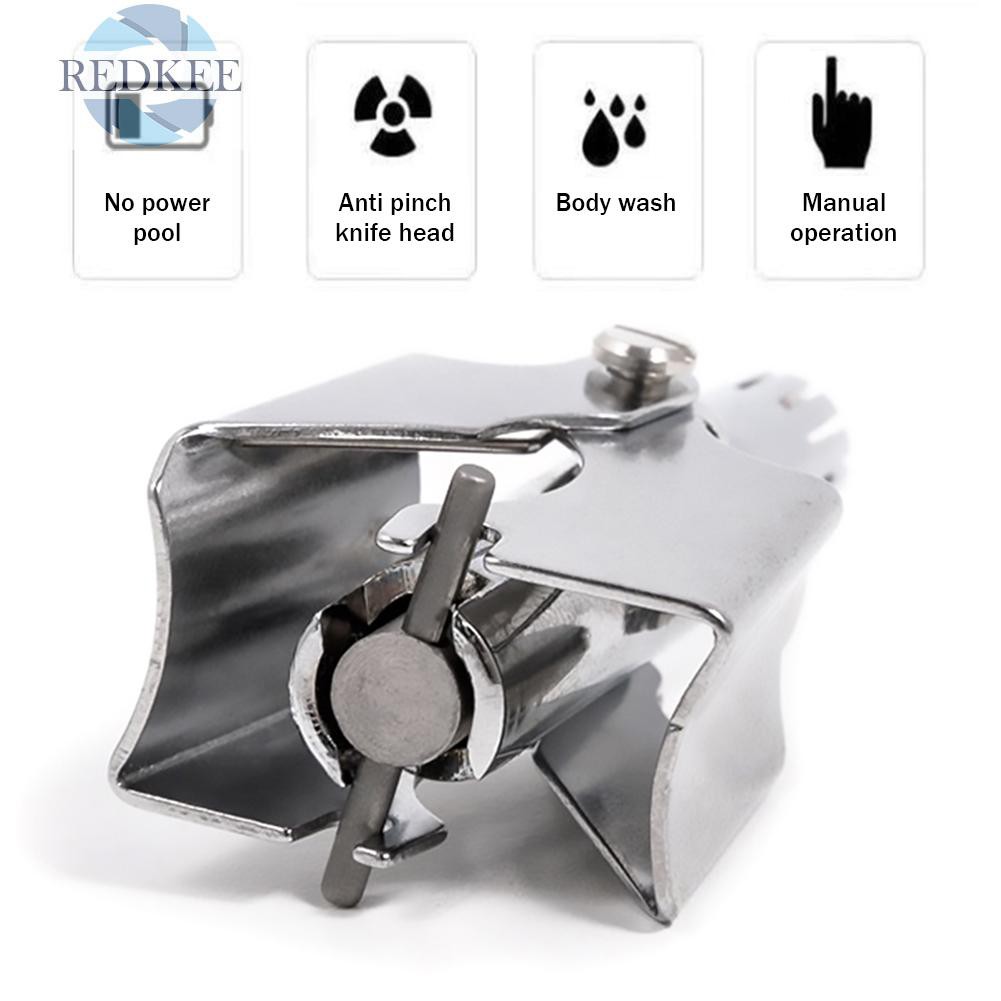 Dụng Cụ Tỉa Lông Mũi Thủ Công Bằng Thép Không Gỉ Tiện Lợi