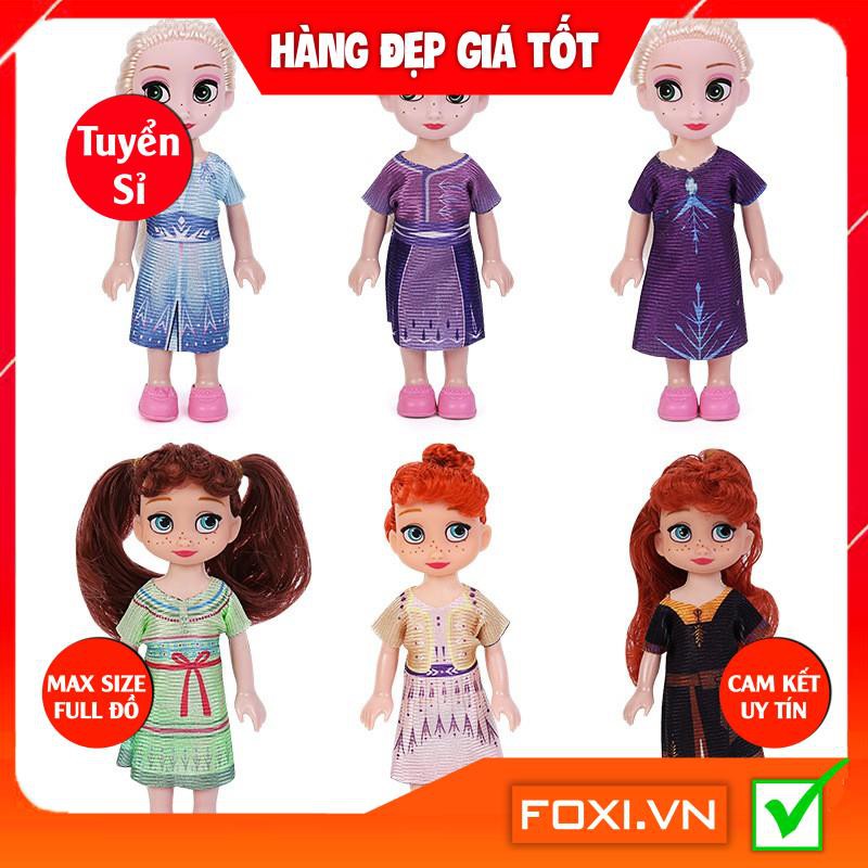 Búp bê Barbie Anna và Elsa Foxi-Đồ chơi công chúa nhân vật hoạt hình đẹp-vui nhộn-dễ thương-sáng tạo