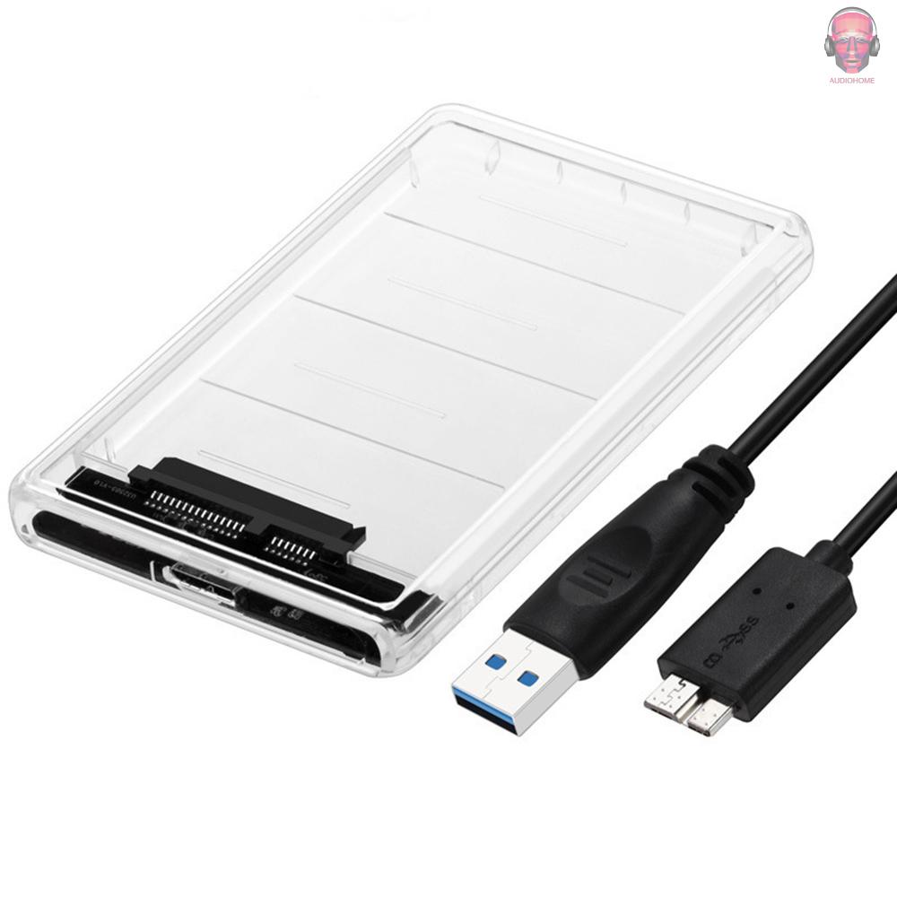 Hộp Đựng Ổ Cứng Ngoài A2Do Usb 3.0 Trong Suốt Chuyển Đổi Usb 3.0 Micro Sang Sata