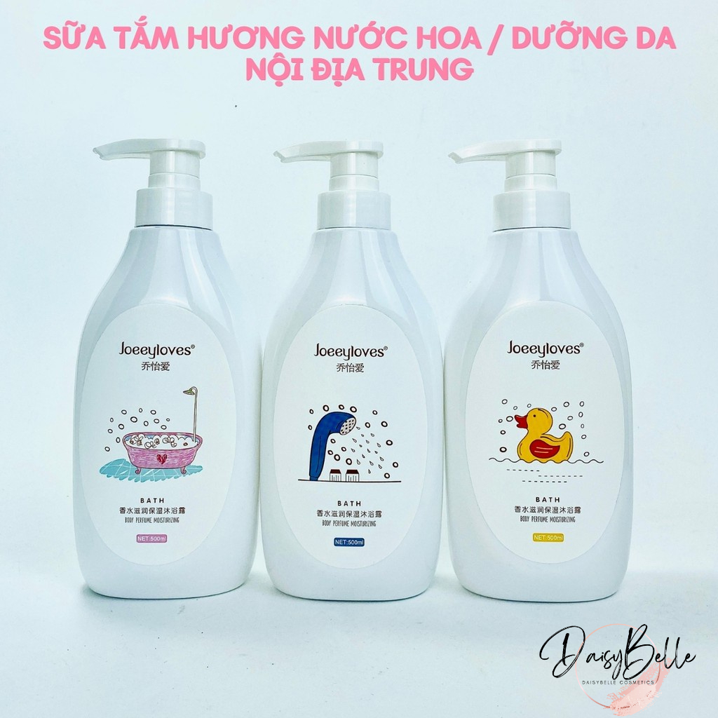 Sữa Tắm Bath Trắng Da Nội Địa Trung Joeeyloves 3 Mùi Siêu Thơm