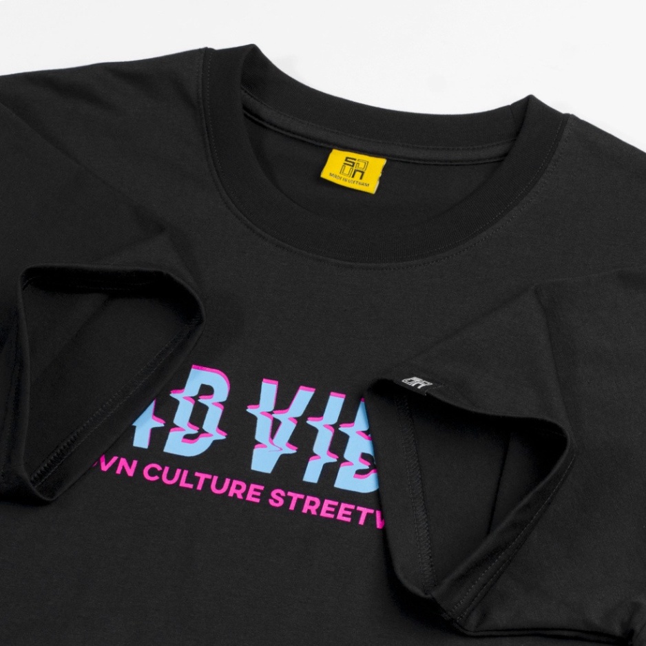 [NEW] Basic tee Oversize Ulzzang cá tính - Áo Thun Unisex Nam Nữ SDVN BAD VIBES (V147) [Thoitranghot.Store] | BigBuy360 - bigbuy360.vn