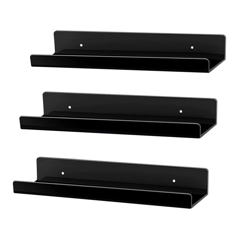 Giá Đỡ Hũ Gia Vị Bằng Acrylic Dày Dặn 15 Inch Gắn Tường