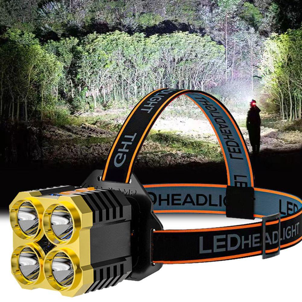 GOGOUP Đèn LED Đội Đầu Có Thể Sạc Lại Tiện Dụng Cho Gia Đình