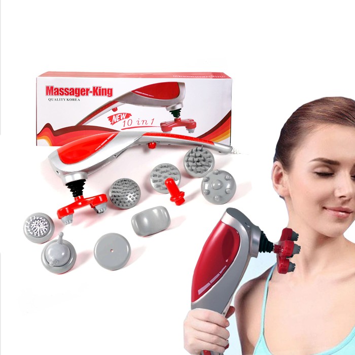 Máy massage cầm tay 10 đầu King Massager