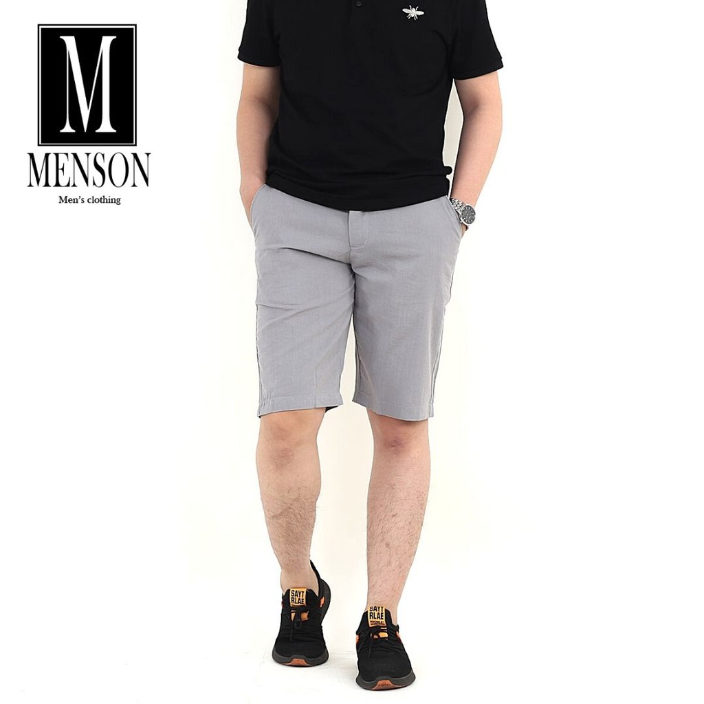 ⭐HÀNG CAO CẤP⭐Quần Short Đũi Nam Cao Cấp Mềm Mịn - Quần Sooc Ngố Đũi Nam Gài Nút Chất Mát - MENSON M509 | BigBuy360 - bigbuy360.vn