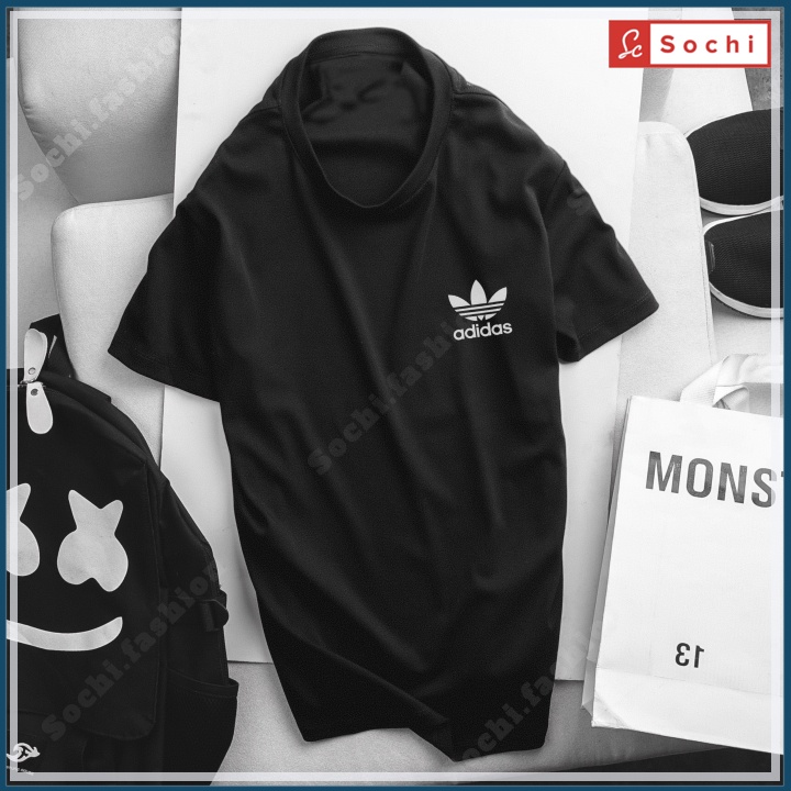 Áo thun nam tay ngắn cotton cổ tròn, áo thun đen đẹp thời trang in hình mã BSTCZ03