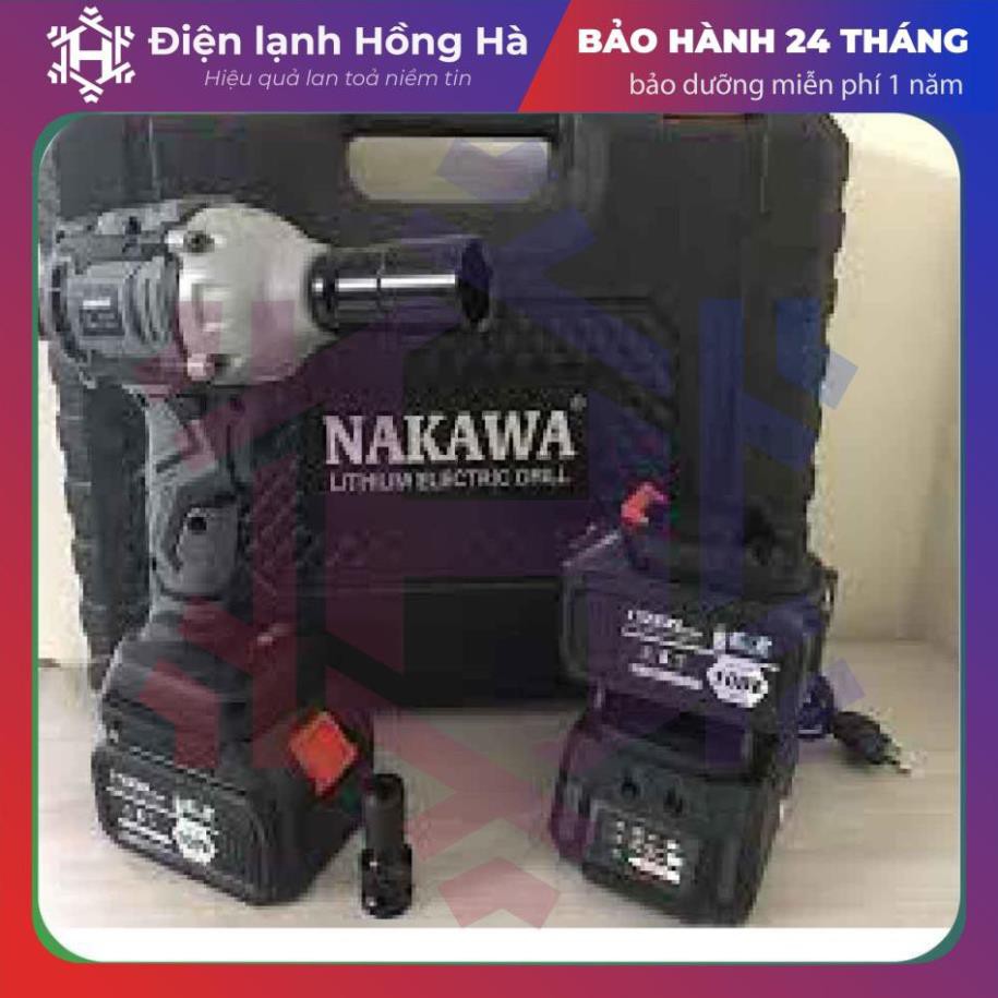 Bulong Nakawa 600N  | Siết mở bulong, khoan sắt, gỗ, bắt vít, bắn tôn... |  (2 nấc, hãm bằng điện), có chế độ auto-stop