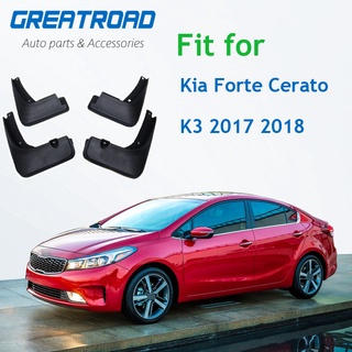 Tấm Chắn Bùn Cao Cấp Cho Xe Ô Tô Kia Forte Cerato K3 2017 2018