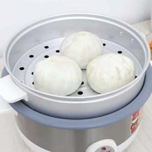 Nồi lẩu điện đa năng có Xửng hấp nắp kính Happycook 3,5 lít(Quà tặng sữa)