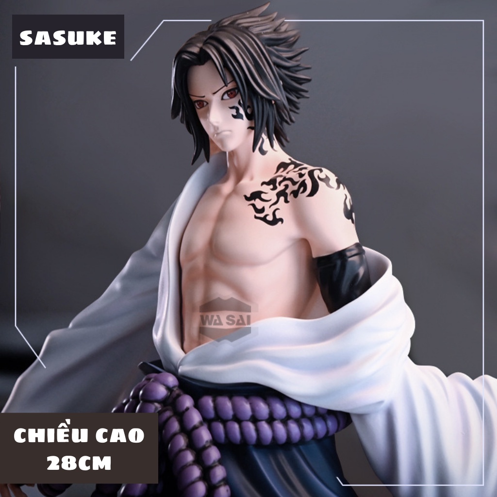 Nhân vật figure uchiha sasuke sharingan đồ chơi trẻ em decor mô hình one piece anime lắp ráp decor phòng Pc gaming cute