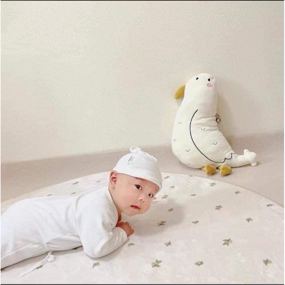 Gấu bông hình gấu nâu và vịt mỏ vàng cực mềm mại, trang trí phòng cho bé yêu - Gọn Decor