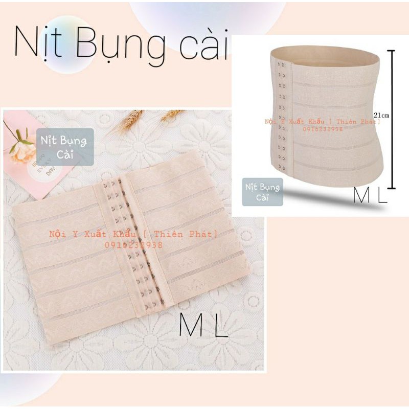 🎀 Đai Nịt Bụng, Nịt Ngực Nấc Cài.