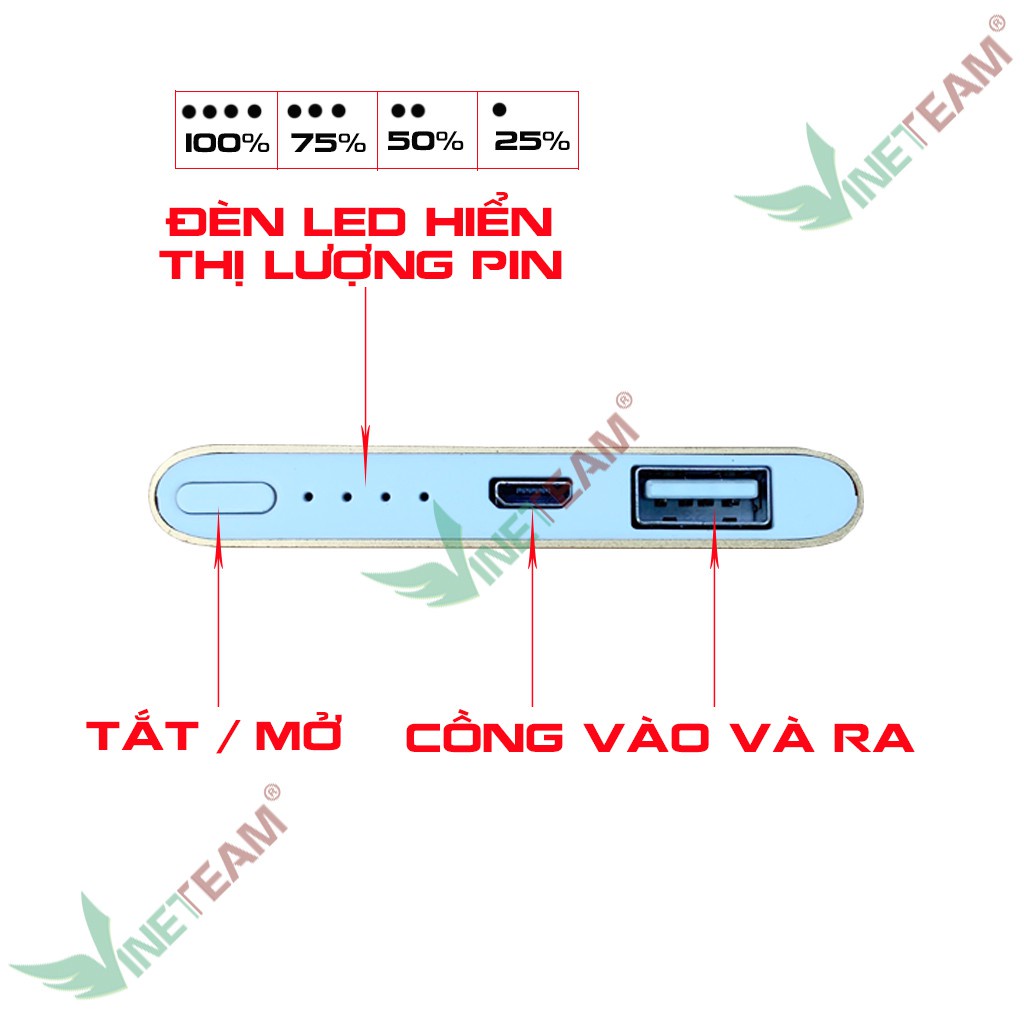 Pin sạc dự phòng chính hãng Peston® 10000mAh -DC2823