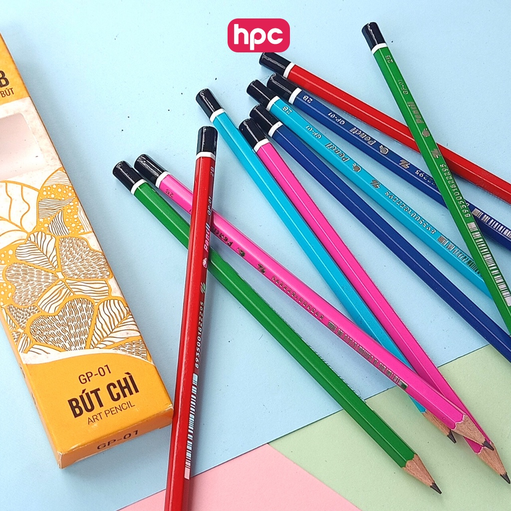 Bút Chì Gỗ 2B Thiên Long Nhiều Màu Thích Hợp Cho Học Sinh Sinh Viên Chuyên Ngành Thiết Kế