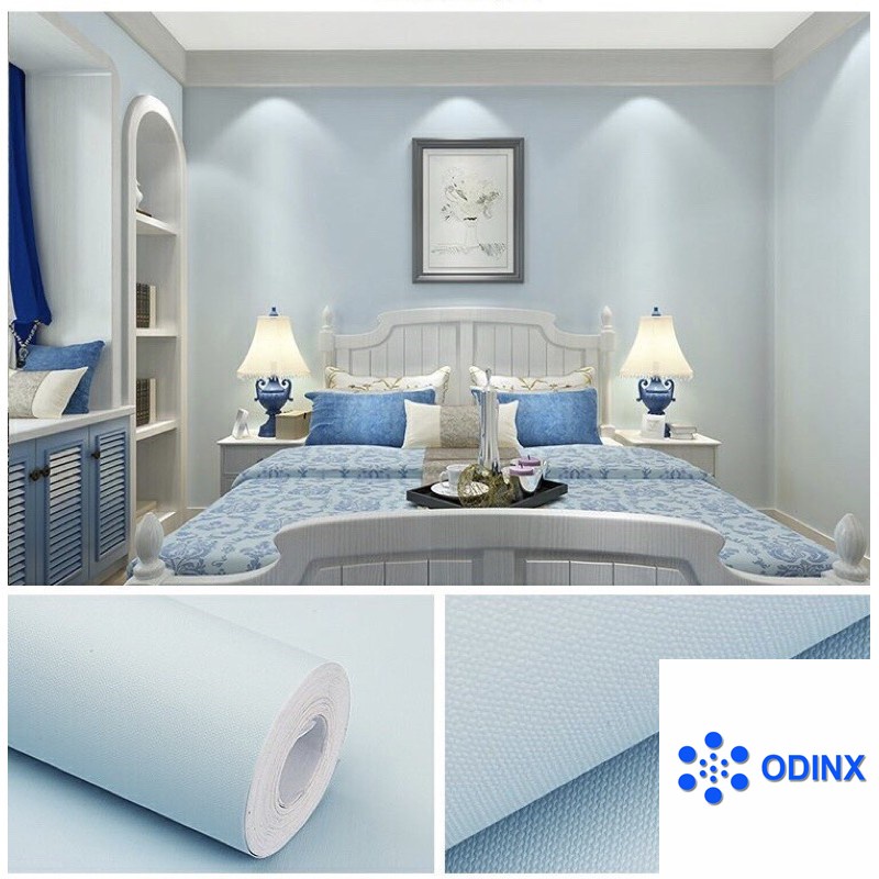 10m Giấy dán tường một màu, pastel [GIÁ Sỉ]_rộng 45cm decal dán tường màu trơn pastel có keo sẵn