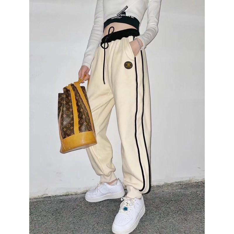 Quần nỉ cạp chun ce*line