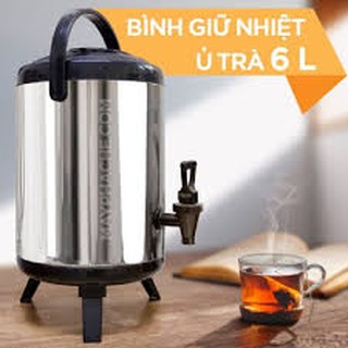 Bình giữ nhiệt ủ trà sữa inox từ 6, 8, 10 lit